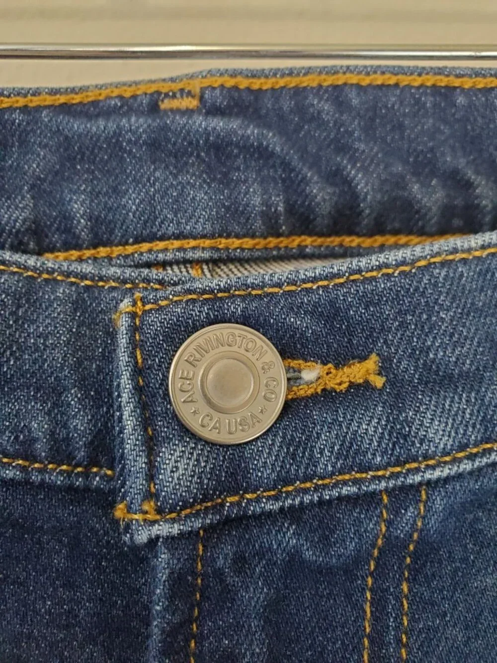Ace Rivington 32 Bar Blues dark wash athletic taper jeans